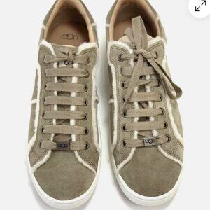 UGG Women's Milo Spill Seam Suede Lace Up Sneakers in Antilope